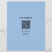 Aangepaste Logo Foto QR Healthcare Clinic Doctor B Flyer (Achterkant)