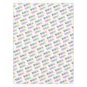 Aangepaste Logo Foto Tablecloth Business Promotion Tafelkleed (Voorkant)