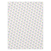 Aangepaste Logo Foto Tablecloth Promotie Business Tafelkleed (Voorkant)