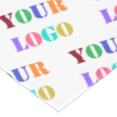 Aangepaste Logo Foto Tablecloth Promotie Business Tafelkleed (Gekanteld)