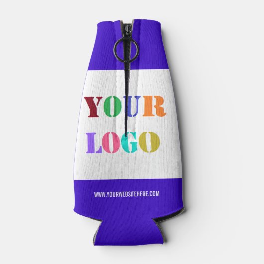 Aangepaste Logo-fotofleskool - Uw kleuren Flesjeskoeler (Achterkant)