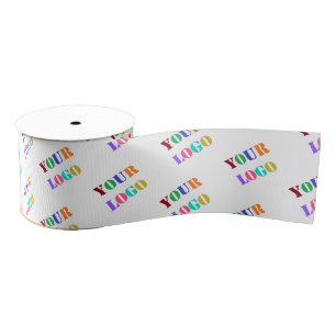 Aangepaste Logo fotolint - promotie voor uw bedrij Grosgrain Lint