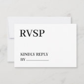 Aangepaste Logo – Geen minimale bestelling Dank u RSVP Kaartje (Voorkant)