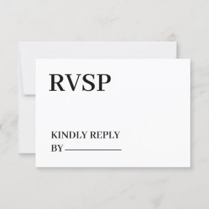 Aangepaste Logo – Geen minimale bestelling Dank u RSVP Kaartje