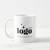 Aangepaste Logo – Gepersonaliseerd bedrijfsmerk Koffiemok (Links)