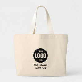 Aangepaste Logo, gepersonaliseerd voor uw bedrijf Grote Tote Bag