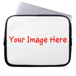Aangepaste Logo gepersonaliseerde foto selfie 4ker Laptop Sleeve