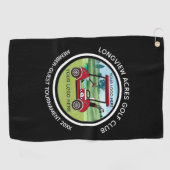 Aangepaste Logo Golf Club League Toernooi Golfhanddoek (Horizontaal)