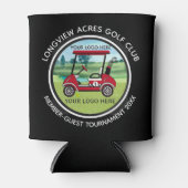 Aangepaste Logo Golf Club Swag League Toernooi Blikjeskoeler (Voorkant)