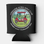 Aangepaste Logo Golf Club Swag League Toernooi Blikjeskoeler (Achterkant)