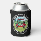 Aangepaste Logo Golf Club Swag League Toernooi Blikjeskoeler (Blikje Achterkant)