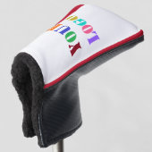 Aangepaste Logo Golf Head Hoesje Business Promotie Golfheadcover (3/4 voorkant)