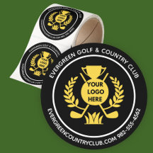 Aangepaste logo golfclub website telefoon