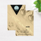 Aangepaste logo gouden marmer-ketting visitekaartje (Bureau)