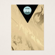 Aangepaste logo gouden marmer-ketting