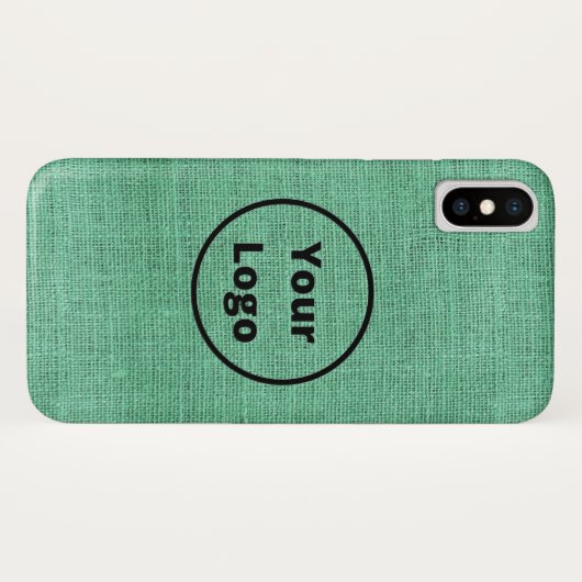 Aangepaste logo groene boei Case-Mate iPhone case (Achterkant (horizontaal))