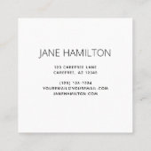 Aangepaste Logo Groene Professionele Benoemingskaa Afsprakenkaartje (Achterkant)