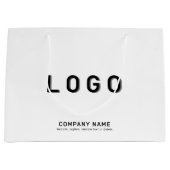 Aangepaste Logo Groot Cadeauzakje (Voorkant)