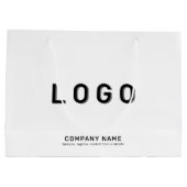 Aangepaste Logo Groot Cadeauzakje (Achterkant)