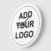 Aangepaste Logo Grote Klok (Hoek)