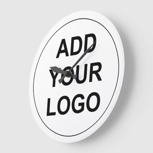 Aangepaste Logo Grote Klok (Hoek)