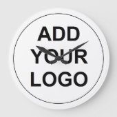Aangepaste Logo Grote Klok (Voorkant)