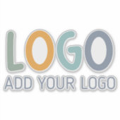 Aangepaste Logo grote laptop Sticker (Voorkant)