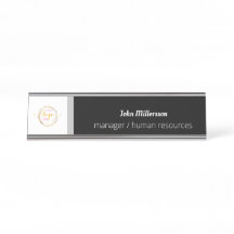 Aangepaste Logo Grote Rechthoek Minimalist