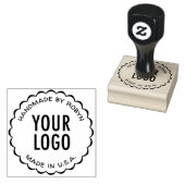 Aangepaste Logo Handgemaakt door Rubber Stamp Scal Rubberstempel (Gestempeld)