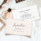 Aangepaste Logo Handtekening Modern Minimalistisch Visitekaartje