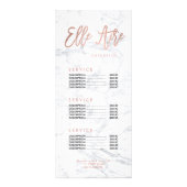 Aangepaste logo haring goudmarmer reclamekaart (Voorkant)