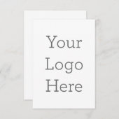 8,9 x 12,7 cm Enkele bedankkaart (Voorkant / Achterkant)