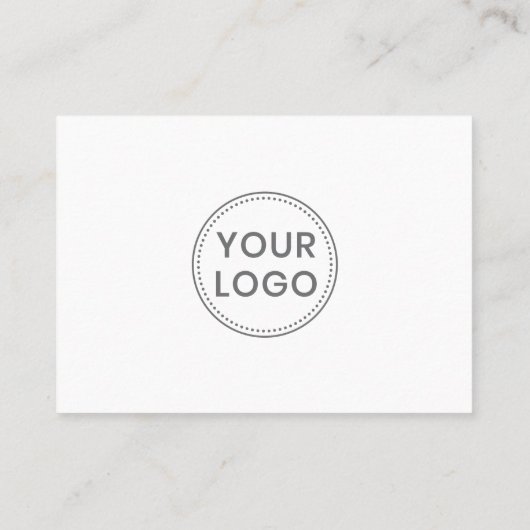 Aangepaste logo herinneringskaarten afsprakenkaartje (Achterkant)