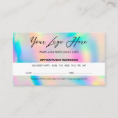 Aangepaste Logo-herkansingskaart - Regenboog Visitekaartje (Voorkant)