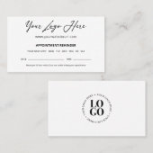 Aangepaste Logo-herkansingskaart Visitekaartje (Voorkant / Achterkant)