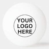 Aangepaste Logo Hier l Promotionele Branded Pingpongbal (Achterkant)