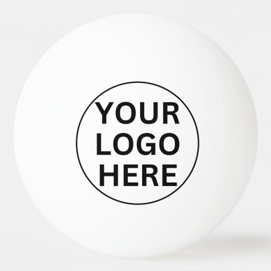Aangepaste Logo Hier l Promotionele Branded Pingpongbal (Achterkant)