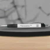 Aangepaste Logo Hier l Promotionele Zwart & Wit Me Pen