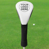 Aangepaste Logo Hier l Zwart & Wit Professioneel Golfheadcover