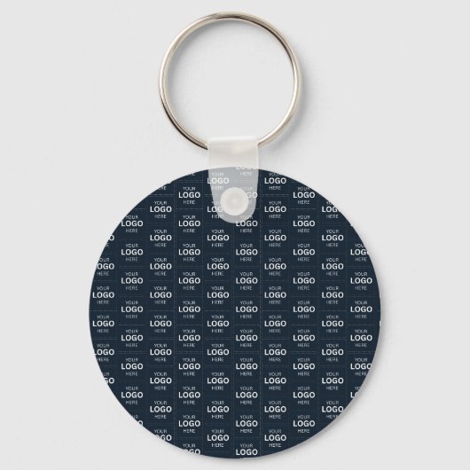 Aangepaste Logo Hier Naam Sjabloon Sleutelhanger (Voorkant)