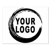 Aangepaste Logo houten rubberen stempel (Afrduk)