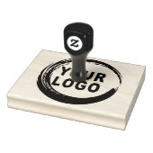 Aangepaste Logo houten rubberen stempel (Stempel)