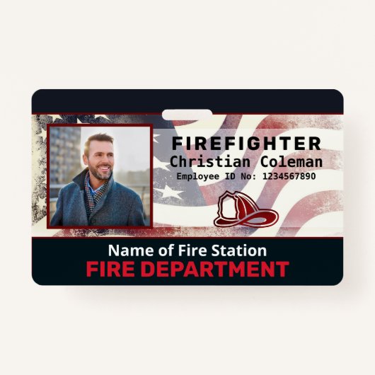 Aangepaste Logo ID-kaart voor werknemer Badge (Voorkant)