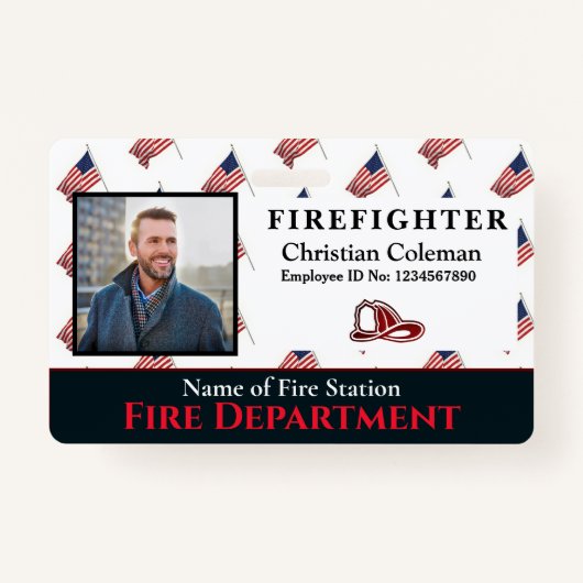 Aangepaste Logo ID-kaart voor werknemer Badge (Voorkant)