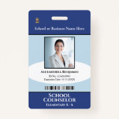 Aangepaste Logo-ID-Kaart voor werknemers Badge (Voorkant)