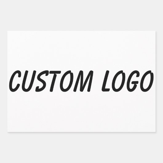 Aangepaste Logo Inpakpapier Vel (Voorkant 3)