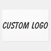 Aangepaste Logo Inpakpapier Vel (Voorkant 2)