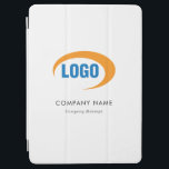 Aangepaste Logo iPad Air Cover<br><div class="desc">Het ontwerp van de logo van de douane dat met uw bedrijfslogo,  tekst en website kan worden gepersonaliseerd.</div>