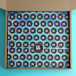 Aangepaste Logo iriserende holoprint tissuepapier