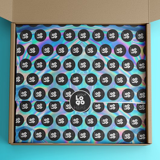 Aangepaste Logo iriserende holoprint tissuepapier